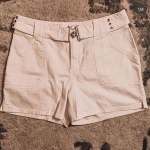Faded glory white shorts